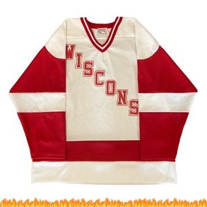 Vintage KSA Inc. Wisconsin Hockey Jersey